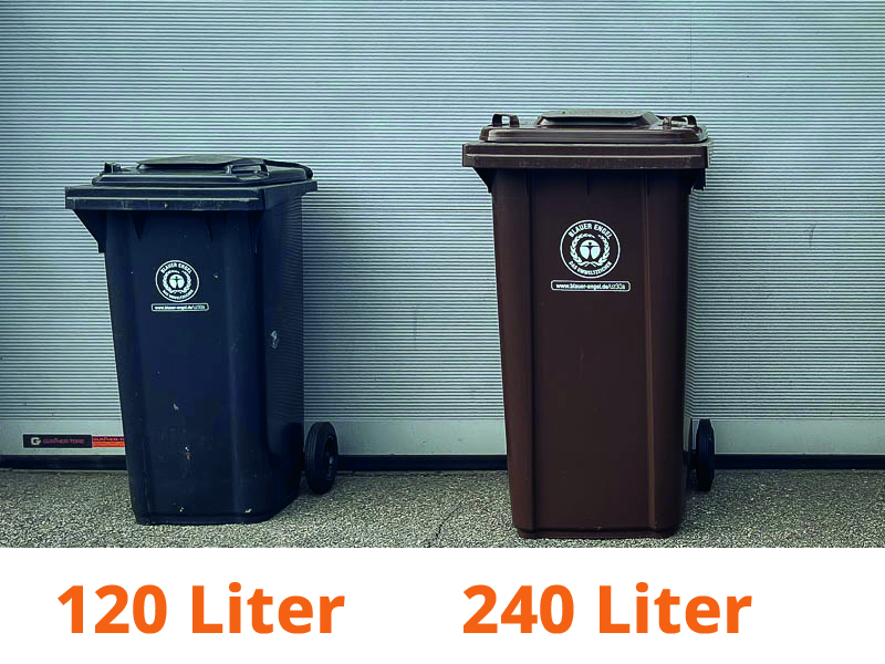 Behälter der Größe 120-Liter und 240-Liter